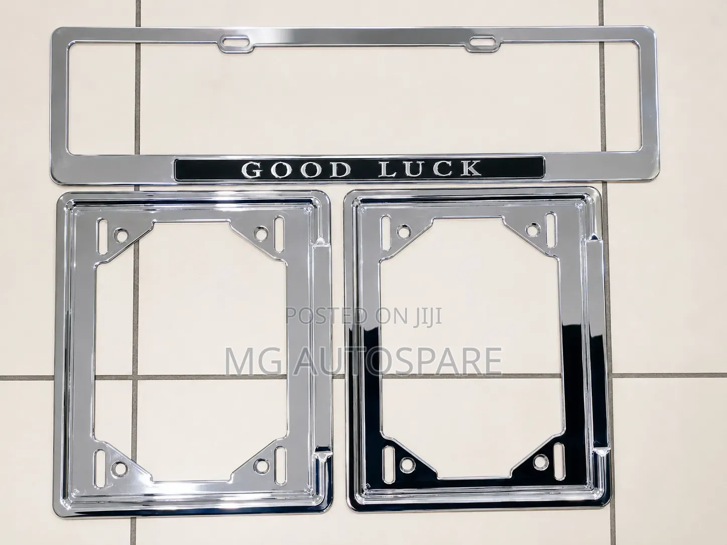 Chrome Number Plate Holder