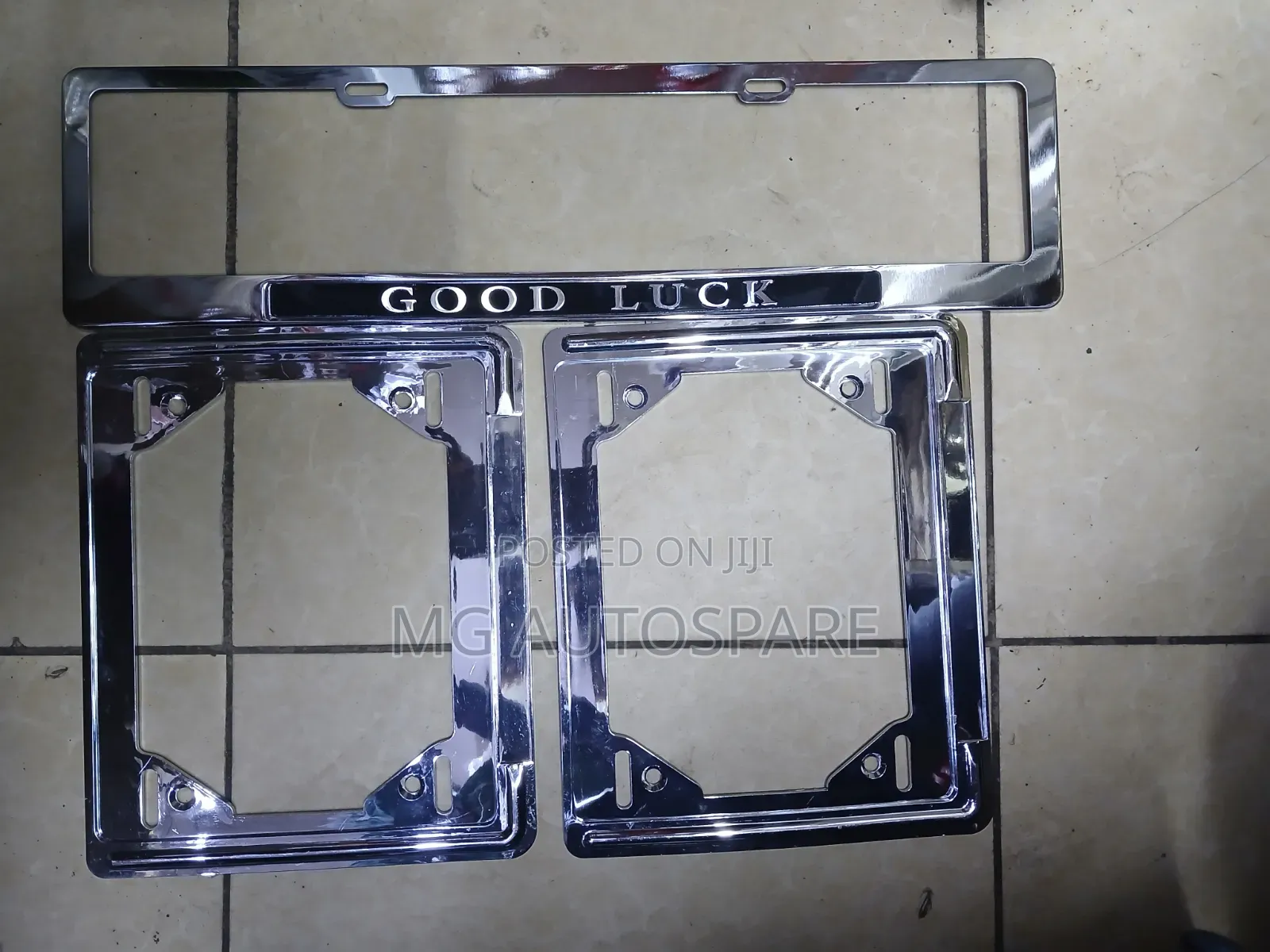 Chrome Number Plate Holder