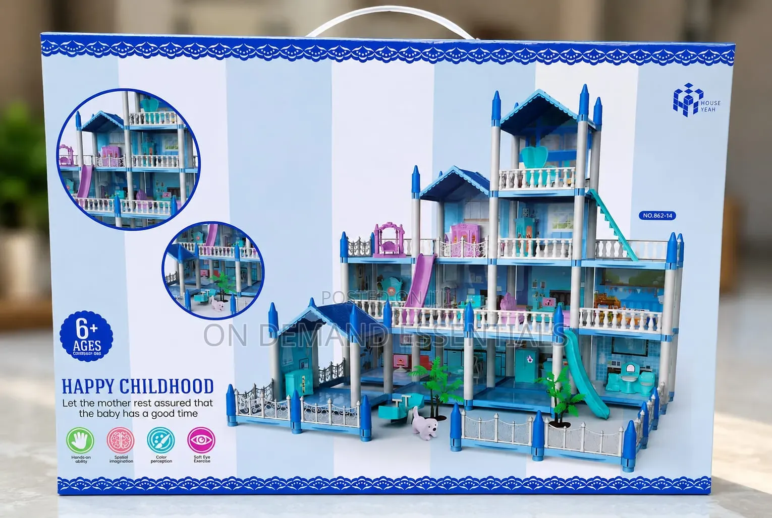 Luxury Dollhouse Playset 
A Spacious Dollhouse