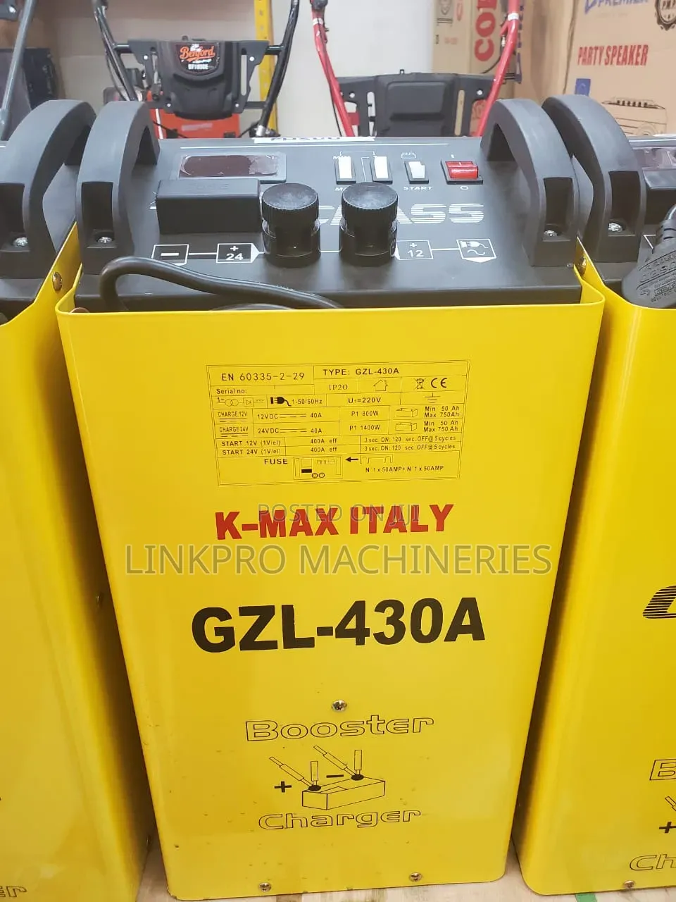 Kmax Italy GZL-430A Battery Booster and Charger