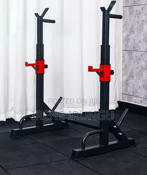 Firm Adjustable Squat Rack Available