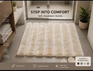 Ultra Soft Microfiber Bathroom Mat Size *50*8O* . Cm