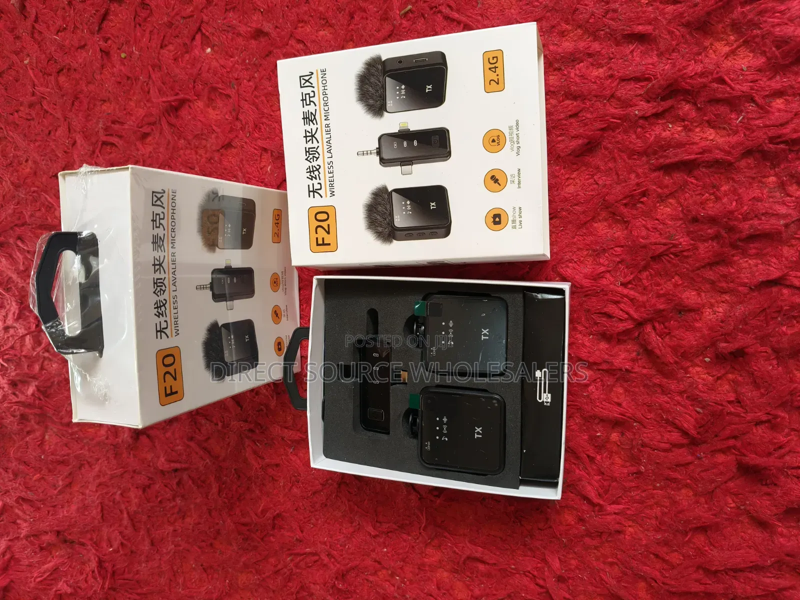 F20 Wireless Lapel Microphone for Phone