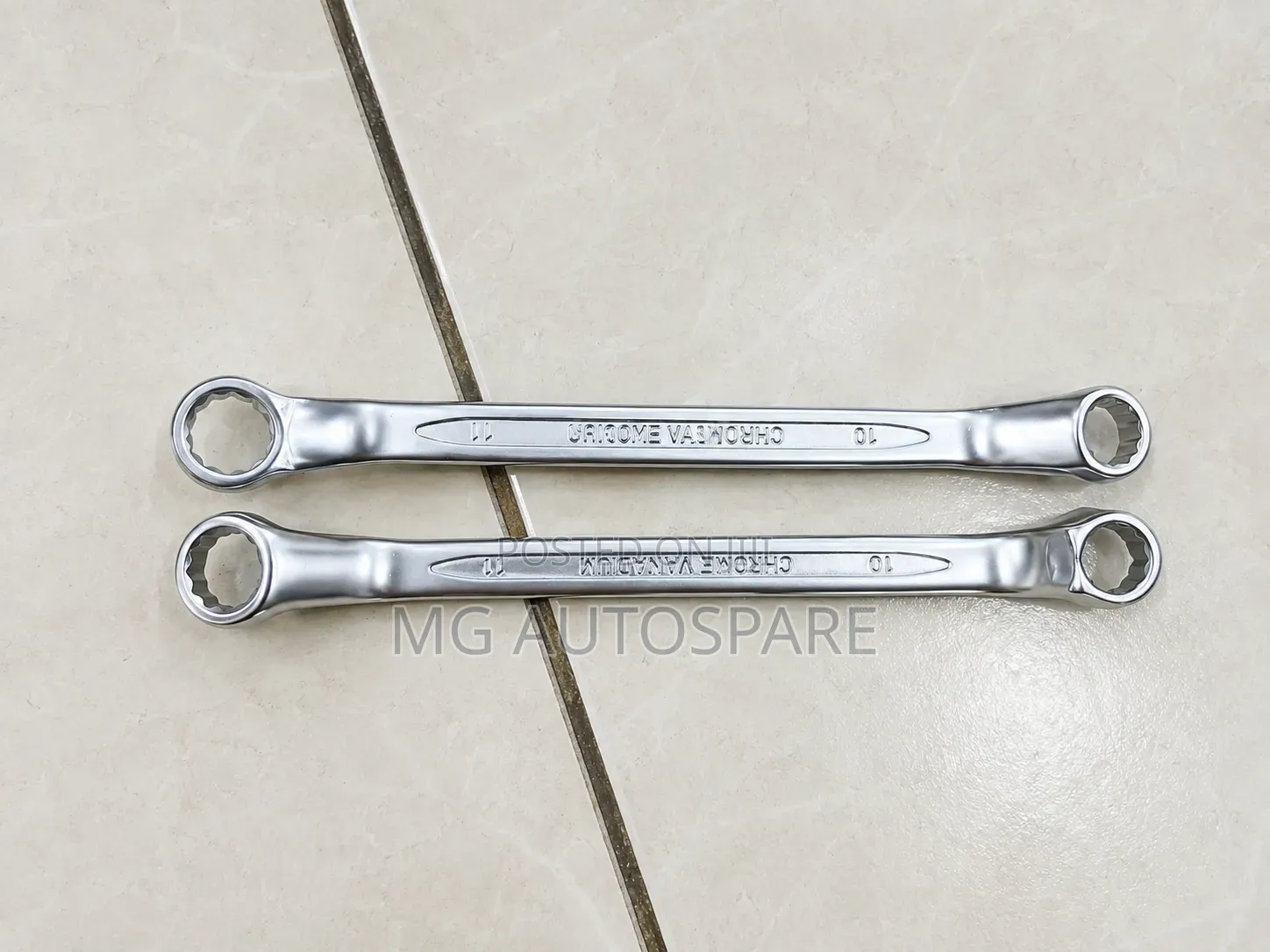 Chrome Vanadium Double-Ended Ring Spanners 10 , 11