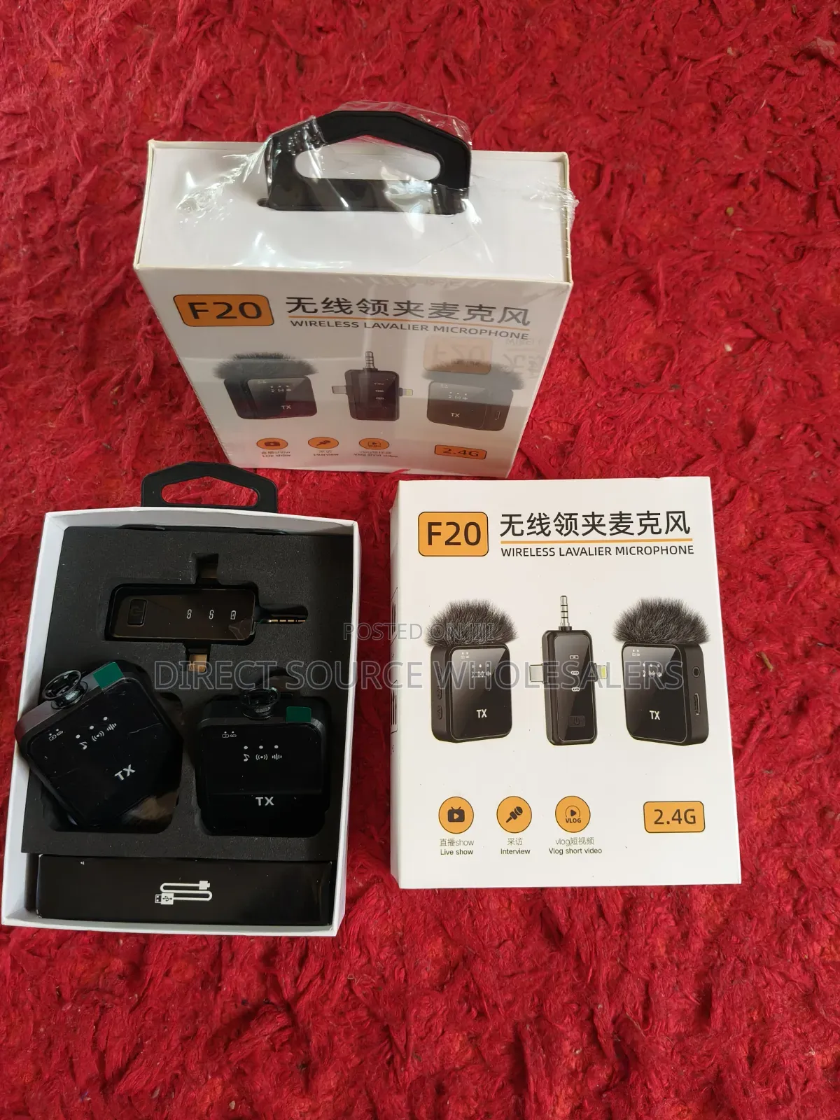 F20 Clip-on Wireless Microphone for Content Creators