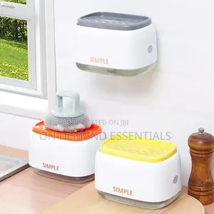*Automatic Soap Dispenser Bottle Liquid Soap Holder Kitchen Sponge