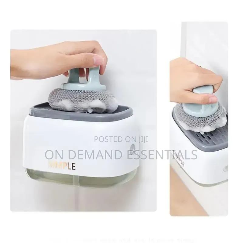 *Automatic Soap Dispenser Bottle Liquid Soap Holder Kitchen Sponge