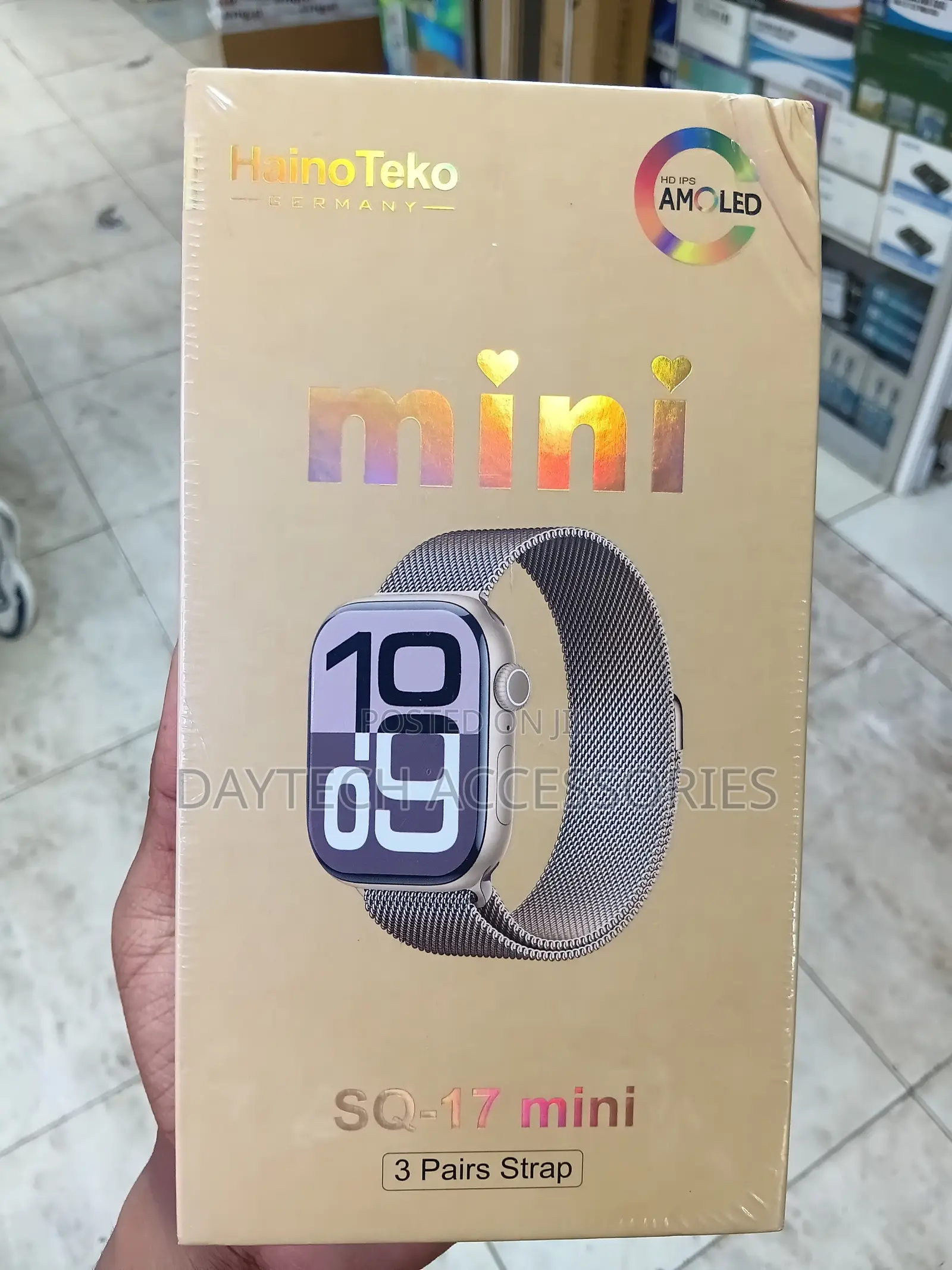 The Haino Teko SQ-17 Mini Smartwatch.