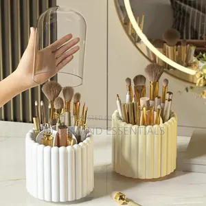 *Cosmetic Brush Storage Case 360 Rotating Makeup Brush Holder