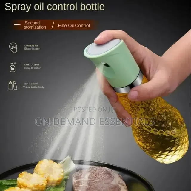 260ML Kitchen Oil Spray Bottle Cooking Olive Oil Dispenser