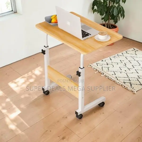 Office Desk; Adjustable Height Foldable Home Office Computer Table