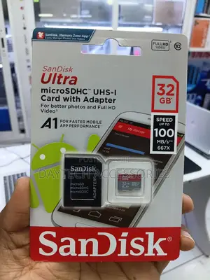SanDisk 32GB Ultra microSDHC UHS-I Memory Card With Adapter - 100mb/S