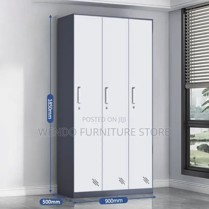 Office Cabinet; Three Doors Large Home Offices Documents Store Cabinet