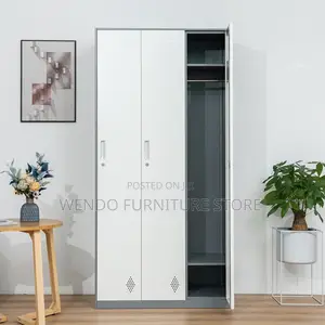 Office Cabinet; Three Doors Large Home Offices Documents Store Cabinet