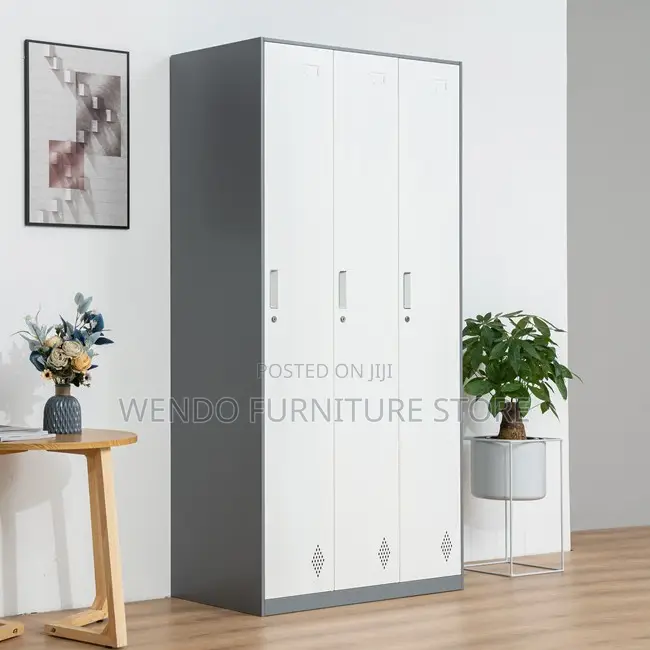 Office Cabinet; Three Doors Large Home Offices Documents Store Cabinet