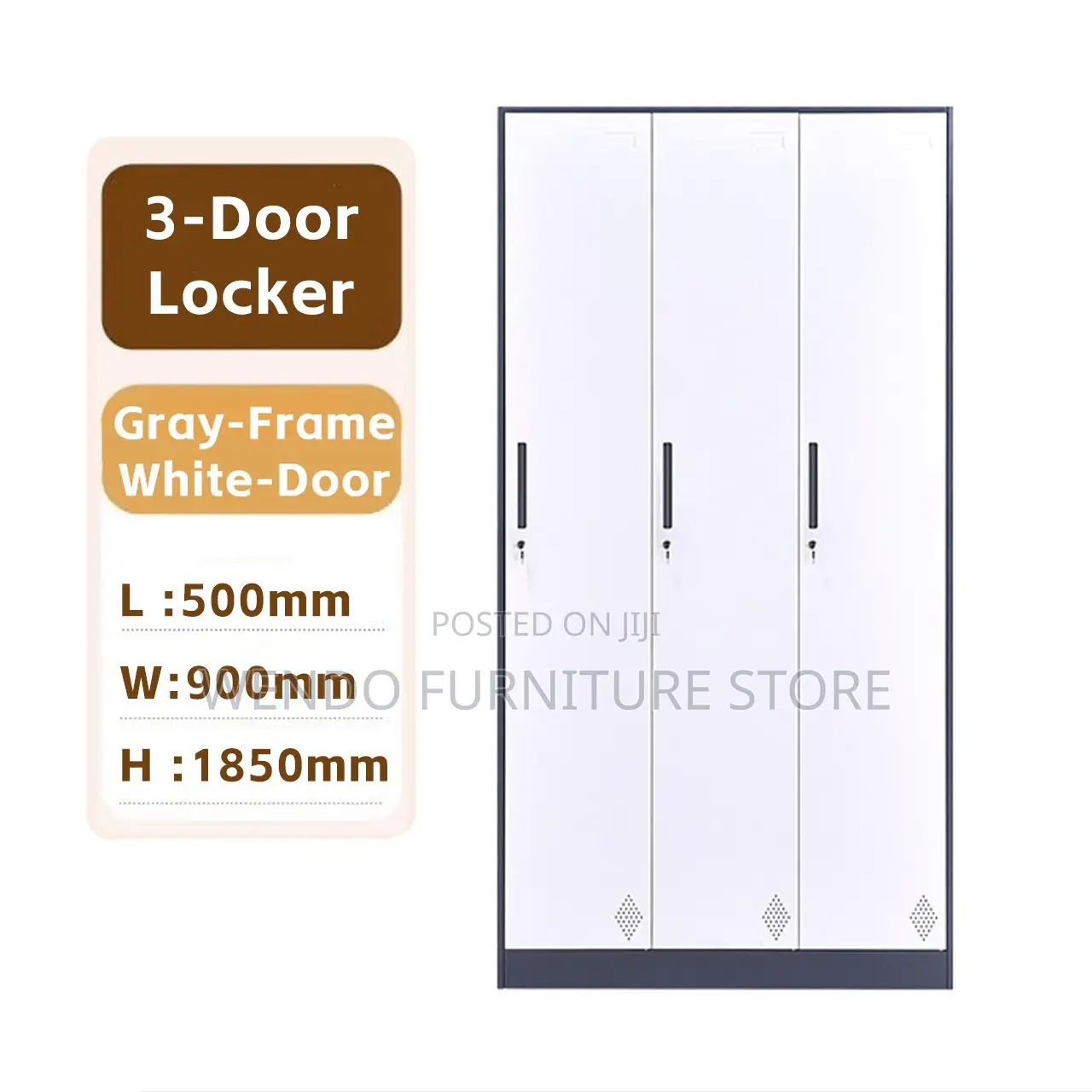 Office Cabinet; Three Doors Large Home Offices Documents Store Cabinet