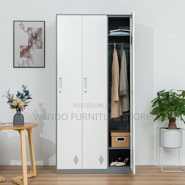 Office Cabinet; Three Doors Large Home Offices Documents Store Cabinet