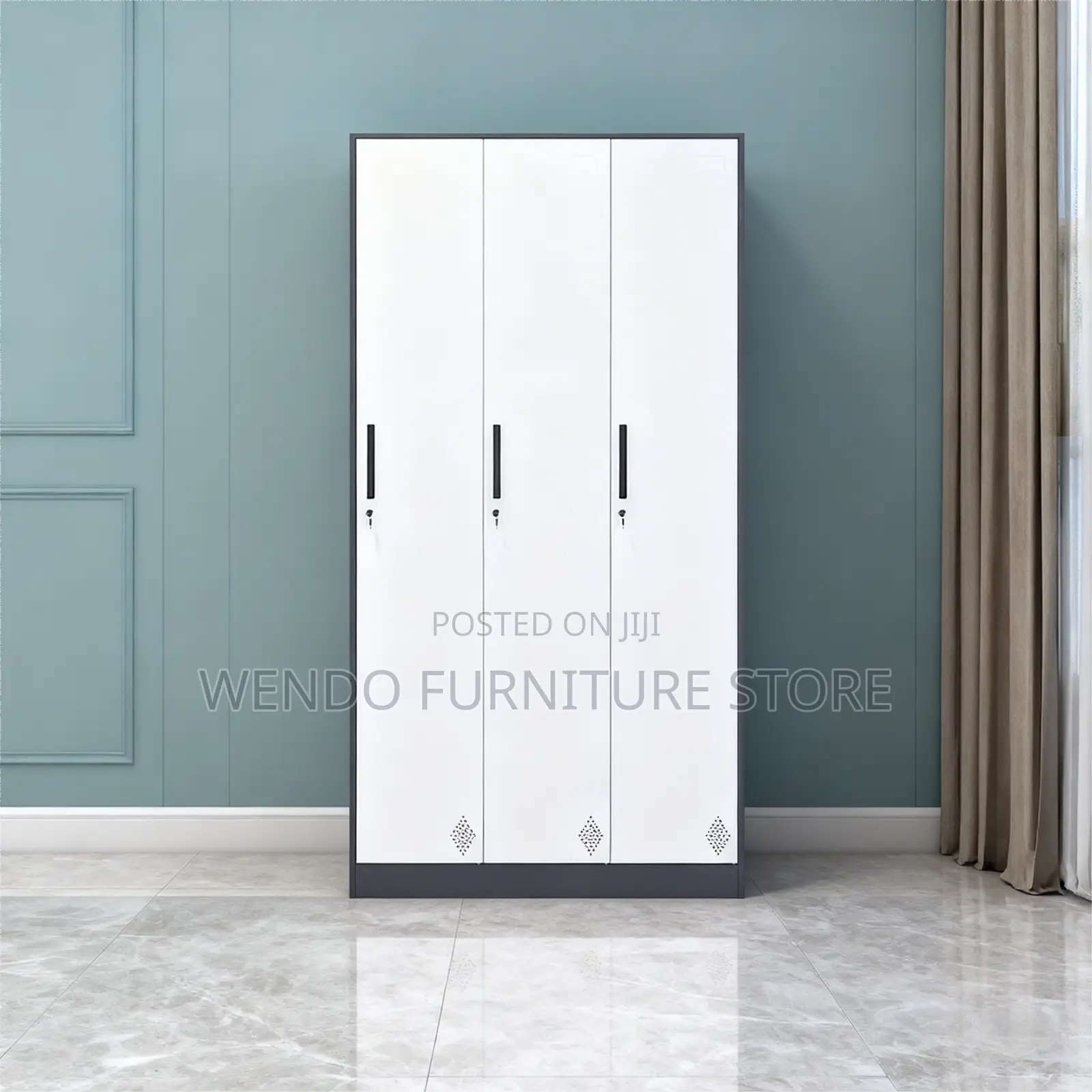 Office Cabinet; Three Doors Large Home Offices Documents Store Cabinet