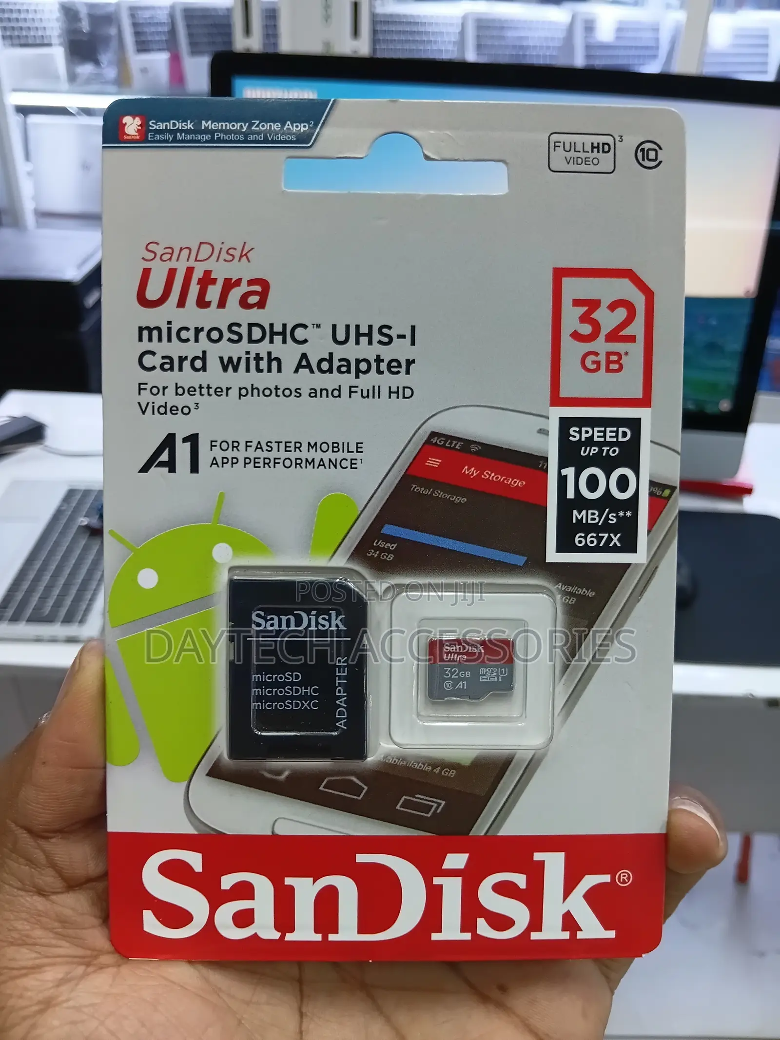SanDisk Ultra 32GB Micro SD C10 SDHC SDXC Flash Memory TF Card.