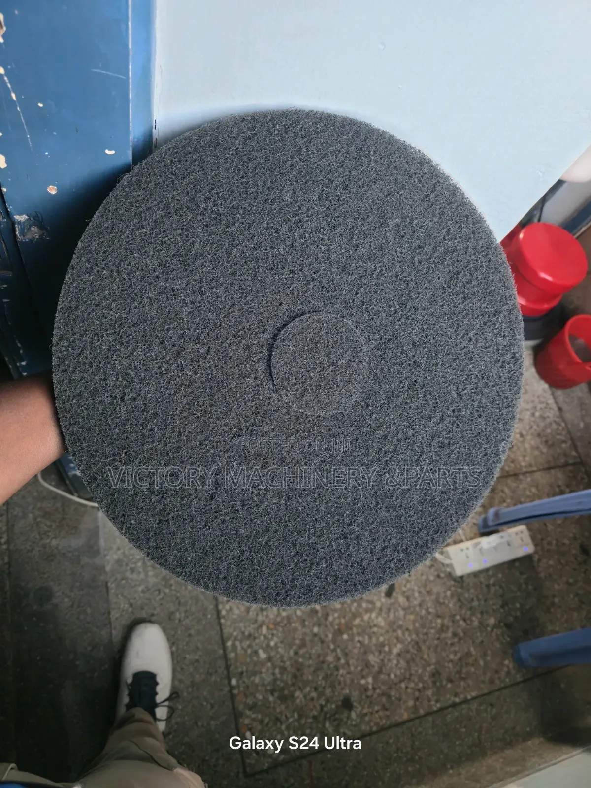 16 Inches Black Floor Scrubber Pad