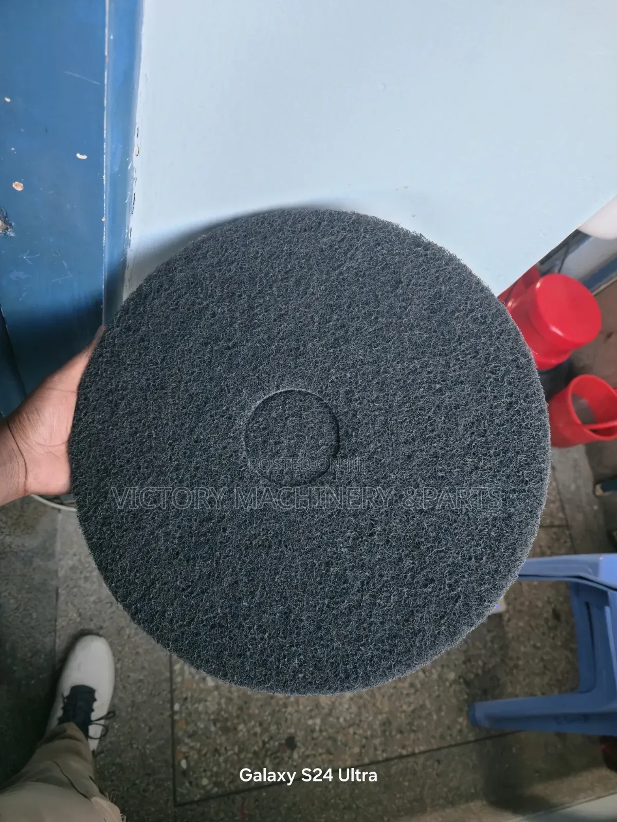 16 Inches Black Floor Scrubber Pad
