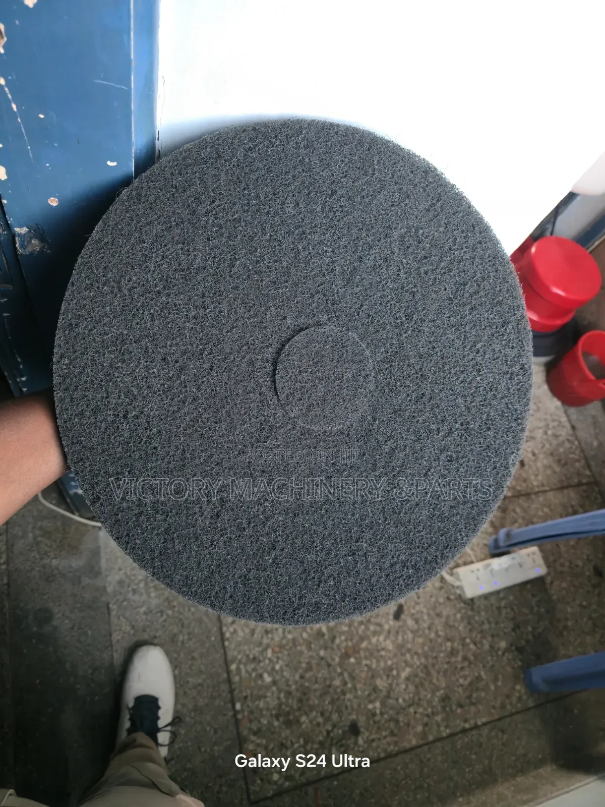 16 Inches Black Floor Scrubber Pad