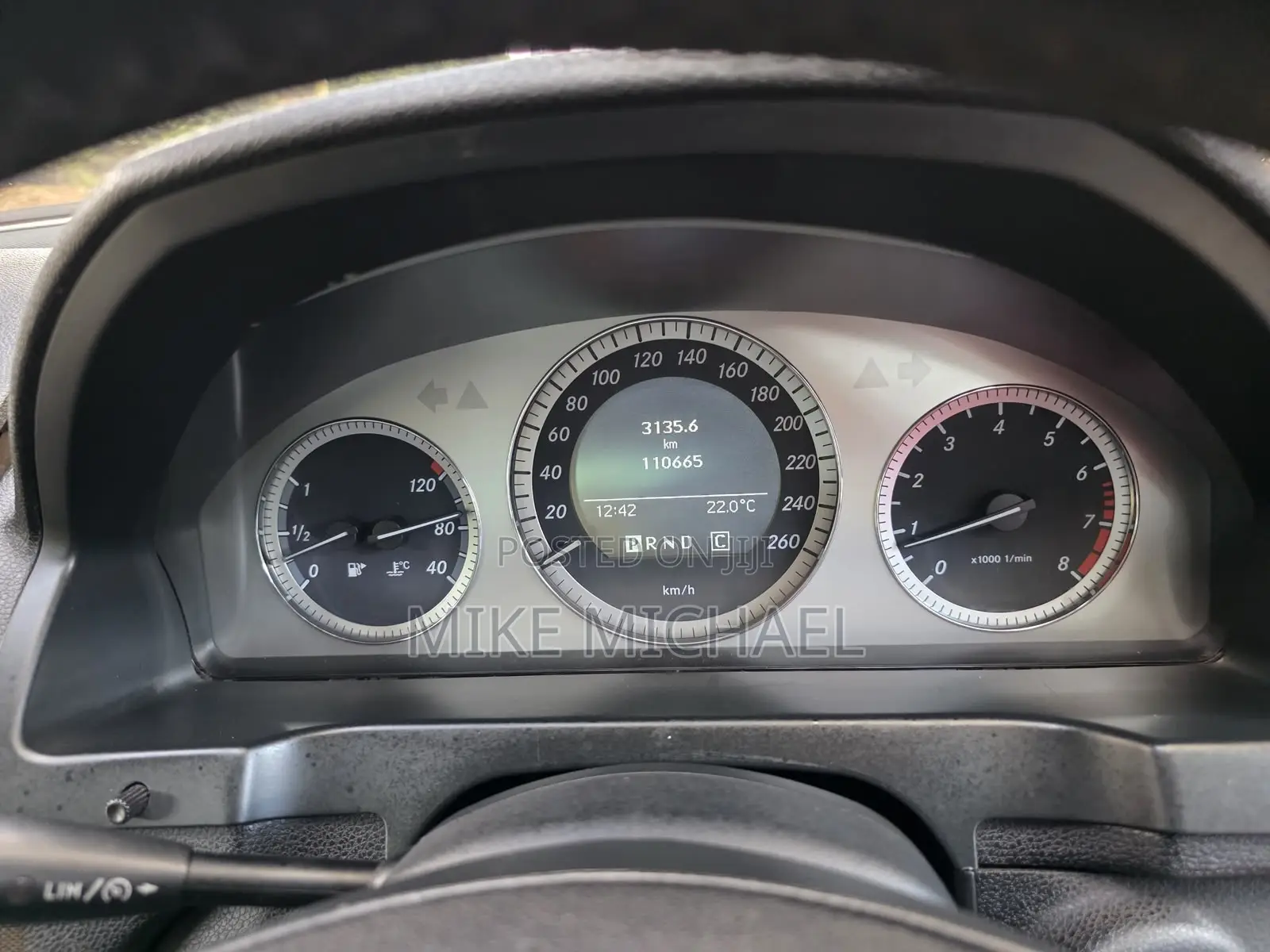 Mercedes-Benz C200 2008 Red