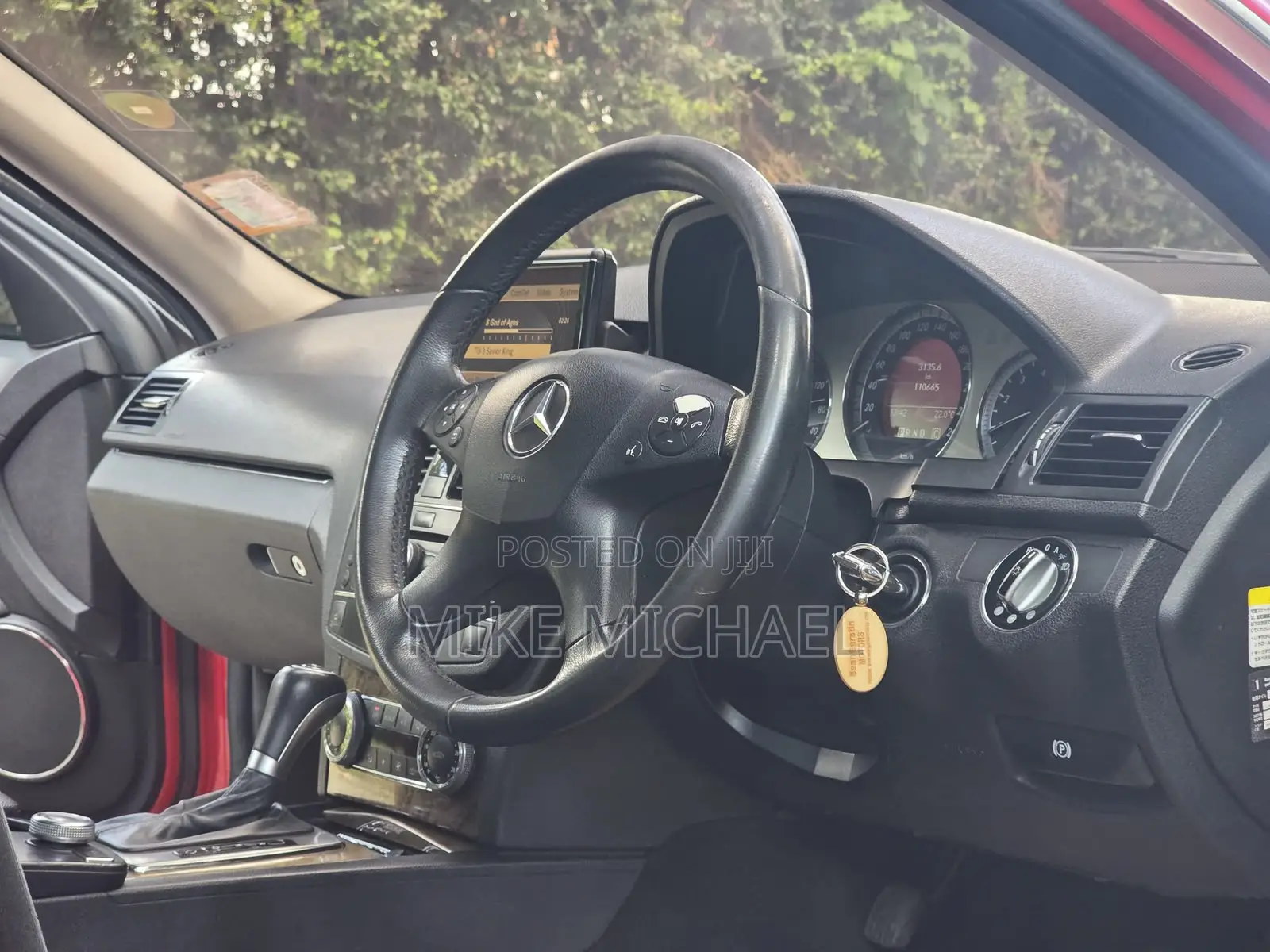 Mercedes-Benz C200 2008 Red