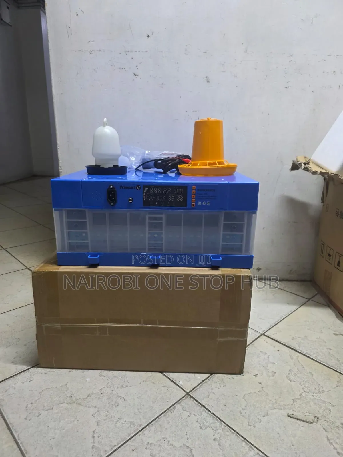 64 Eggs Automatic AC/DC Incubator With Automatiic Rollers