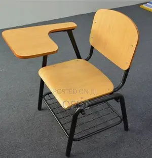 School Furniture: Study Chair With Writing Pad