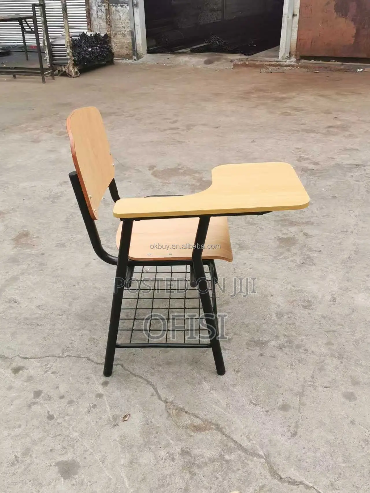 School Furniture: Study Chair With Writing Pad