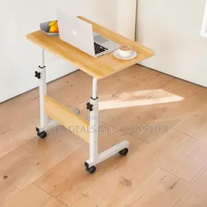 Sleek Compact Workstation Height Adjustable Multipurpose Laptop Table