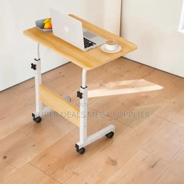 Sleek Compact Workstation Height Adjustable Multipurpose Laptop Table