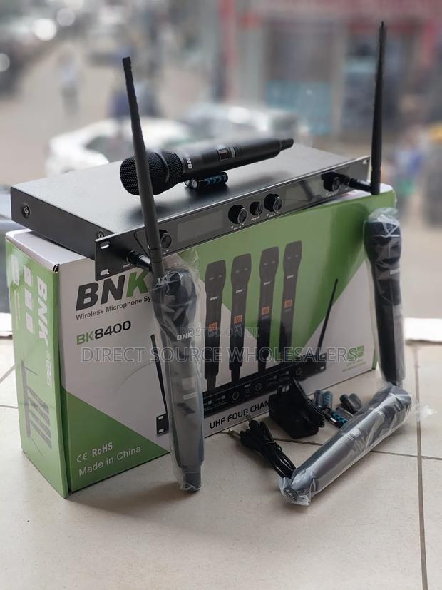 4pcs BNK Wireless Microphones BK8400 UHF System