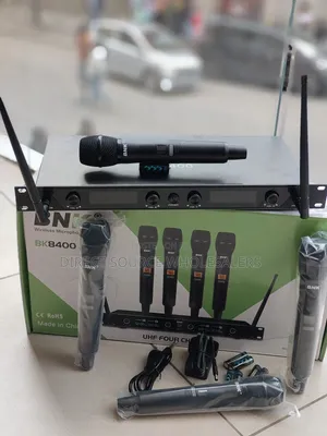 BNK BK8400 UHF Wireless Mic 4pcs – Powerful Sound