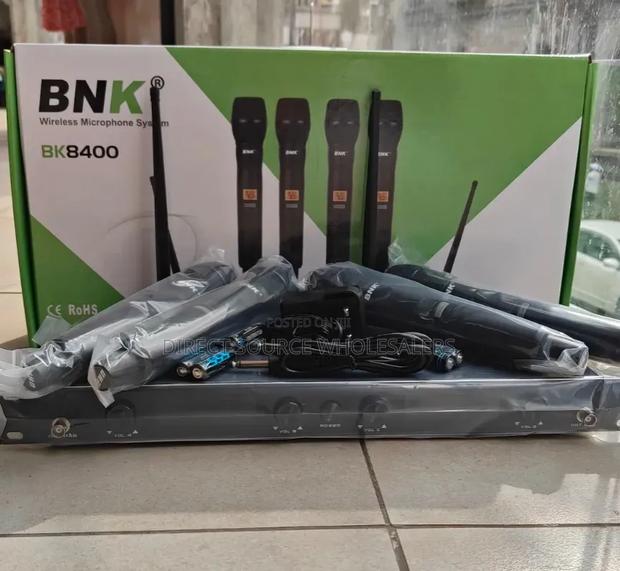 BNK BK8400 UHF Wireless Mic 4pcs – Powerful Sound - thumbnail 2