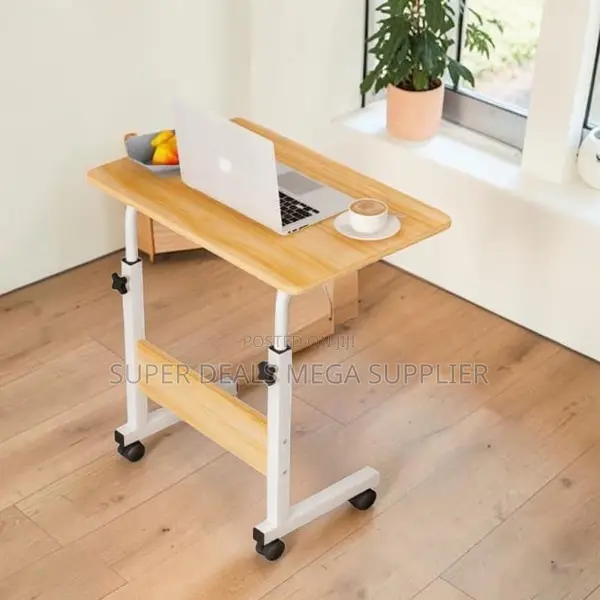 Spacious Working Surface Height Adjustable Multipurpose Laptop Table