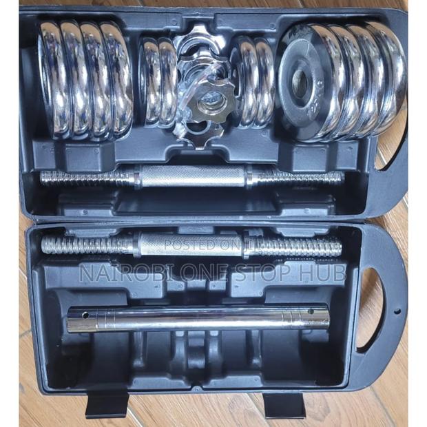 15KG Adjustable Dumbbell Set — KSh 3,899