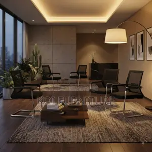 Office Chairs; Visitors High Back Sled Legs Mesh KOI Chairs