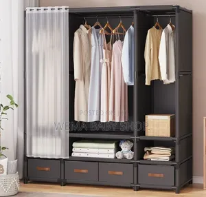  Elegant Heavy Duty Metallic Wardrobe.