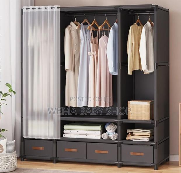 Elegant Heavy Duty Metallic Wardrobe.