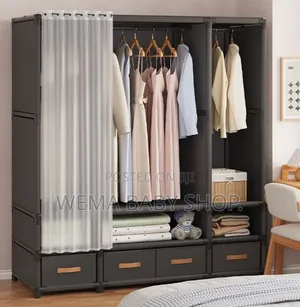  Elegant Heavy Duty Metallic Wardrobe.