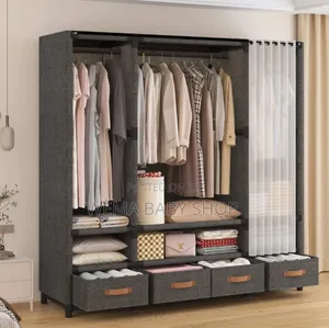  Elegant Heavy Duty Metallic Wardrobe.