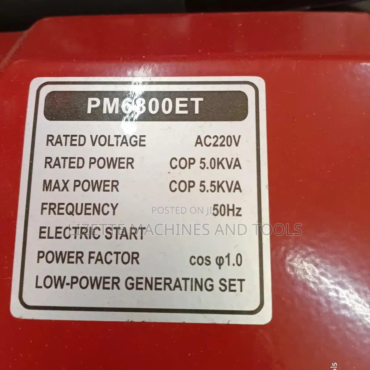 Premier 5.5kva Petrol Generator Keystart