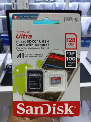 Sandisk A1 Micro SD 128gb Memory Card Ultra High Speed.