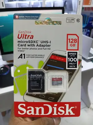 Sandisk A1 Micro SD 128gb Memory Card Ultra High Speed.
