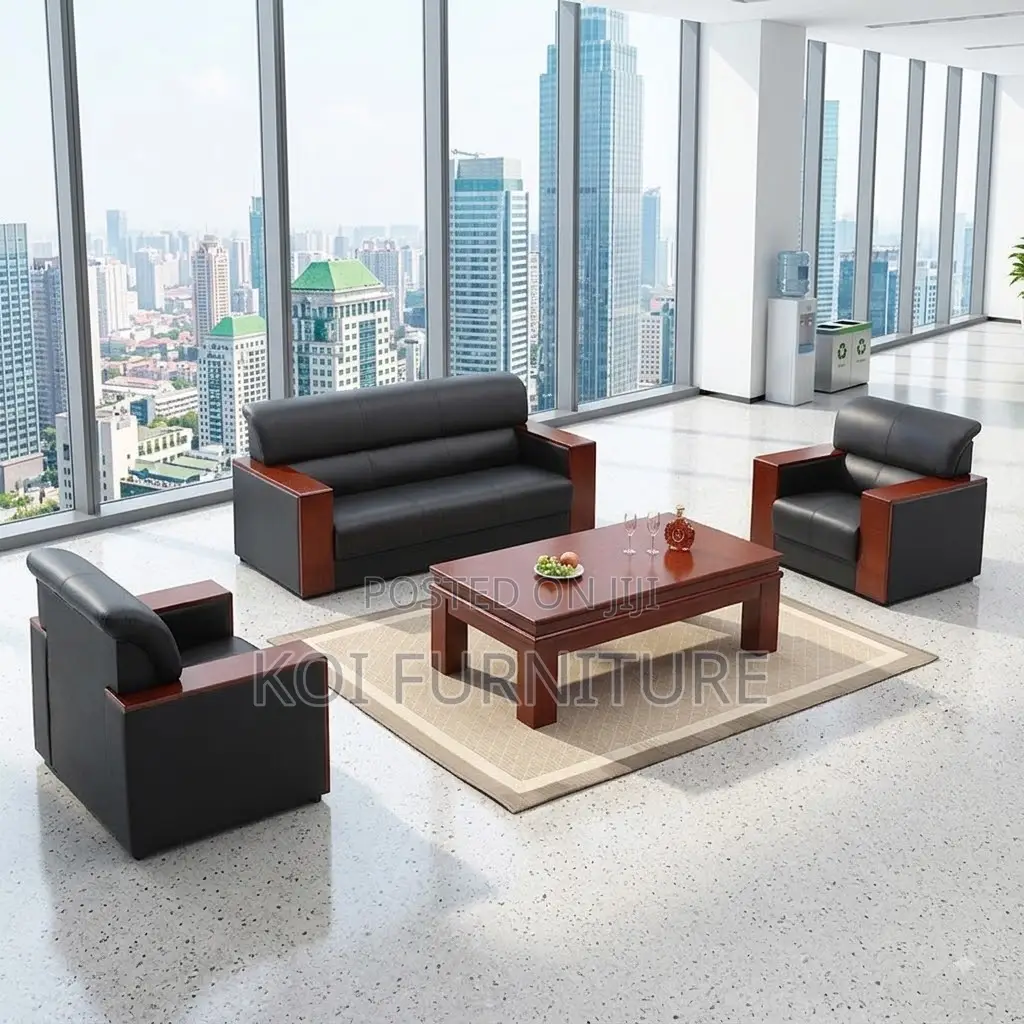 Office Sofa; Executive Five Seaters Heavy Leather Sofa Set