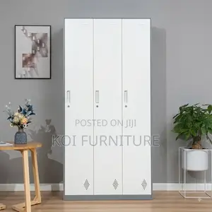 Office Cabinet; Three Large Doors Office Files Storage Cabinet