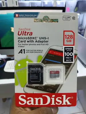 SanDisk Ultra 128GB Micro SD Card SDXC A1 UHS-I 100mb/S