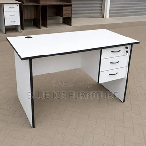 White Executive Office Table for Home Business